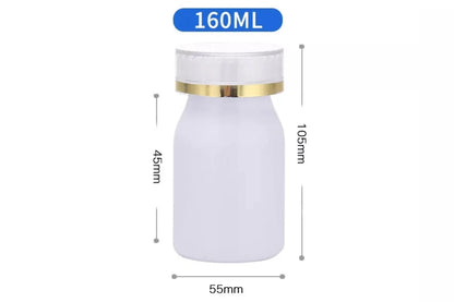 White PETG Plastic Pill Vitamin Capsule | Bottle | Container | Pharmaceutical