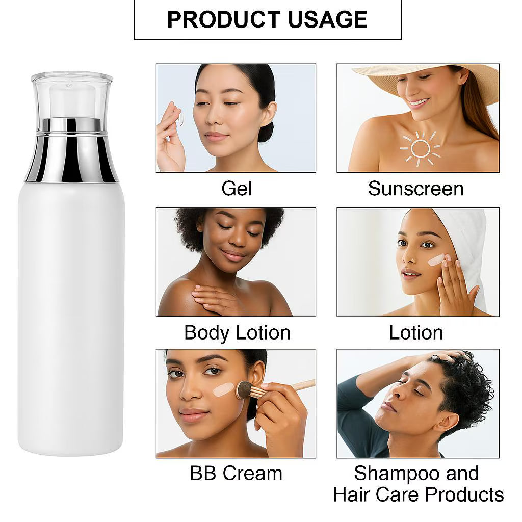 New 30/50g Airless Pearl White Luxury Skincare Bottle.