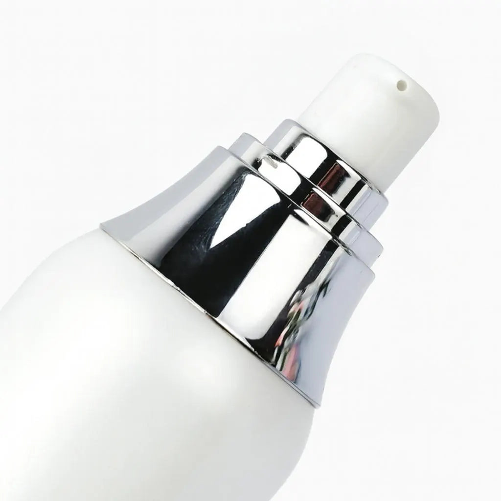 New 30g/50g Luxury Airless Pump Bottle | Refillable Skincare Packaging for Serum, Lotion & Cream