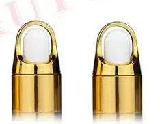 New Luxury Amber Glass Dropper Bottle with Gold Cap – 30g,50g,100g