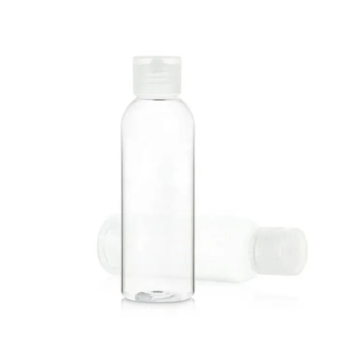 New Clear 4oz/ 8oz PET Cosmo Bottle/Translucent Flip Cap.