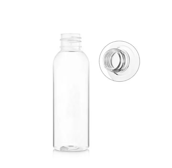 New Clear 4oz/ 8oz PET Cosmo Bottle/Translucent Flip Cap.