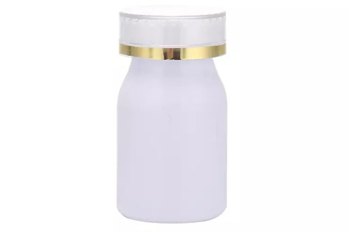 White PETG Plastic Pill Vitamin Capsule | Bottle | Container | Pharmaceutical