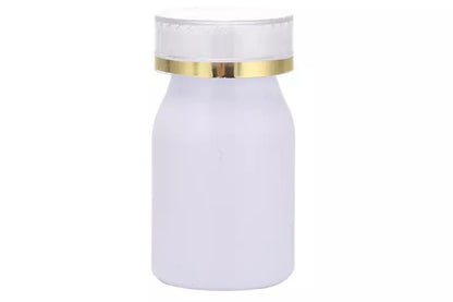 White PETG Plastic Pill Vitamin Capsule | Bottle | Container | Pharmaceutical